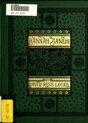 Cover of: Hannah Jane by David Ross Locke