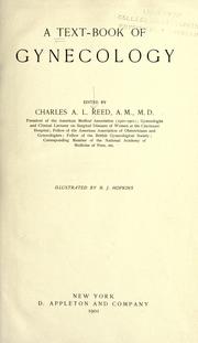 A Textbook of gynecology by Charles Alfred Lee Reed