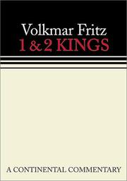 1 & 2 Kings by Volkmar Fritz