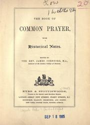 Cover of: The book of common prayer by Church of England