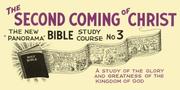 Cover of: The Second Coming of Christ (The New Panorama Bible Study No. 3) | Alfred T. Eade