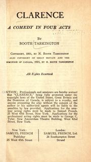 Clarence by Booth Tarkington