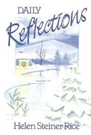 Cover of: Daily reflections