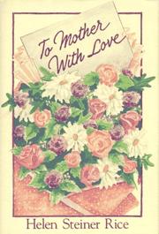 Cover of: To mother with love