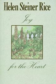 Cover of: Joy for the heart