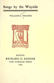 Cover of: Songs by the wayside by Fischer, William Joseph