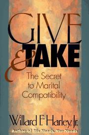 Cover of: Give & Take by Willard F. Harley Jr.