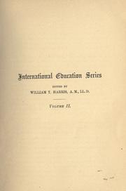 Cover of: A history of education