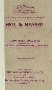 Cover of: Hell & heaven. by Khwaja Kamal-ud-Din