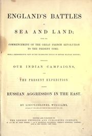 Cover of: England's battles by sea and land by William Freke Williams