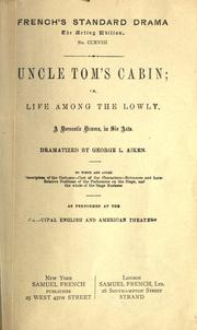 Cover of: Uncle Tom's cabin by George L. Aiken