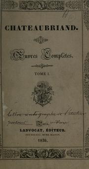 Cover of: OEuvres compl©Łet