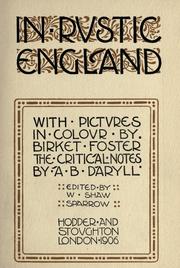 Cover of: In rustic England by A. B. Daryll