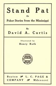 Stand Pat; Or, Poker Stories from the Mississippi