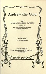 Cover of: Andrew the Glad