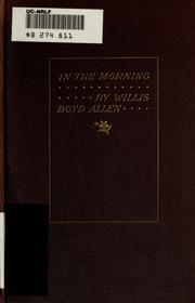 Cover of: In the morning