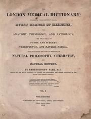 Cover of: The London medical dictionary