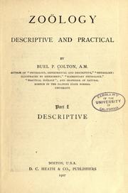 Cover of: Zoology: descriptive and practical