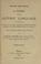 Cover of: A primer of the Gothic language, containing the Gospel of St. Mark, selections from the other Gospels, and the second Epistle to Timothy, with grammar, notes, and glossary.