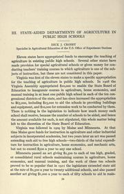 Cover of: State-aided departments of agriculture in public high-schools by Dick Jay Crosby