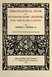 Cover of: The practical book of outdoor rose growing for the home garden