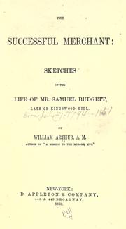 Cover of: The successful merchant by Arthur, William