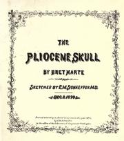 Cover of: The  Pliocene skull