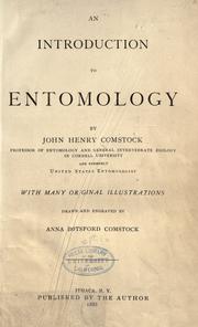 Cover of: An introduction to entomology by John Henry Comstock