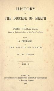 Cover of: History of the diocese of Meath