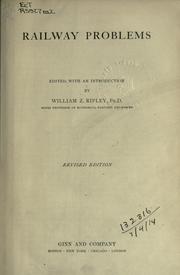 Cover of: Railway problems by William Zebina Ripley