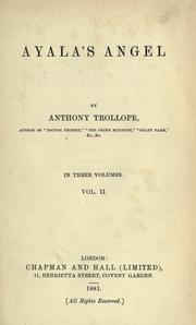 Cover of: Ayala's angel by Anthony Trollope