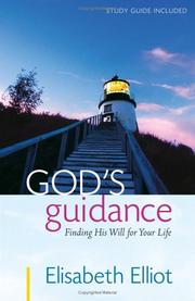 Cover of: Gods Guidance, by Elisabeth Elliot