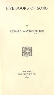 Five books of song