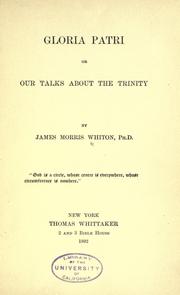 Cover of: Gloria patri by James Morris Whiton