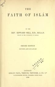 Cover of The faith of Islam by Sell, Edward
