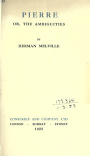 Cover of: Pierre by Herman Melville