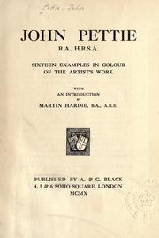 Cover of: John Pettie: sixteen examples in colour of the Artist's work.