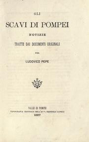 Cover of: Gli Scavi a Valle di Pompei