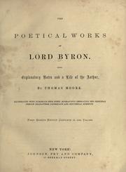 Cover of: The poetical works of Lord Byron by Lord Byron