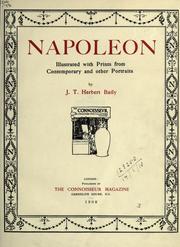 Cover of: Napoleon: illustrated with prints from contemporary and other portraits.