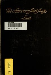 The American short story by C. Alphonso Smith, C. Alphonso Smith