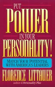 Cover of: Put power in your personality!: match your potential with America's leaders