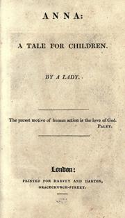 Cover of: Anna by by a lady.