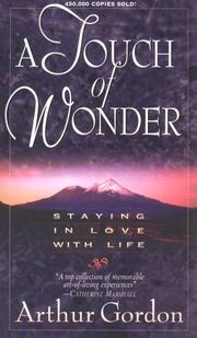 Cover of: Touch of Wonder by Arthur Gordon, Arthur Gordon