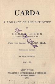 Cover of: Uarda by Georg Ebers
