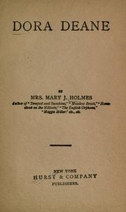 Cover of: Dora Deane by Mary Jane Holmes