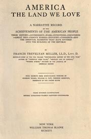 America, the land we love by Francis Trevelyan Miller