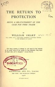 Cover of: The return to protection by Smart, William