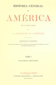 Cover of: Historia general de América desde sus tiempos más remotos