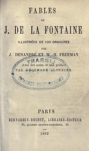 Cover of: Fables de J. de La Fontaine